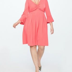 Eloquii Shift Dress Womens Plus Size 16  Pink Bell